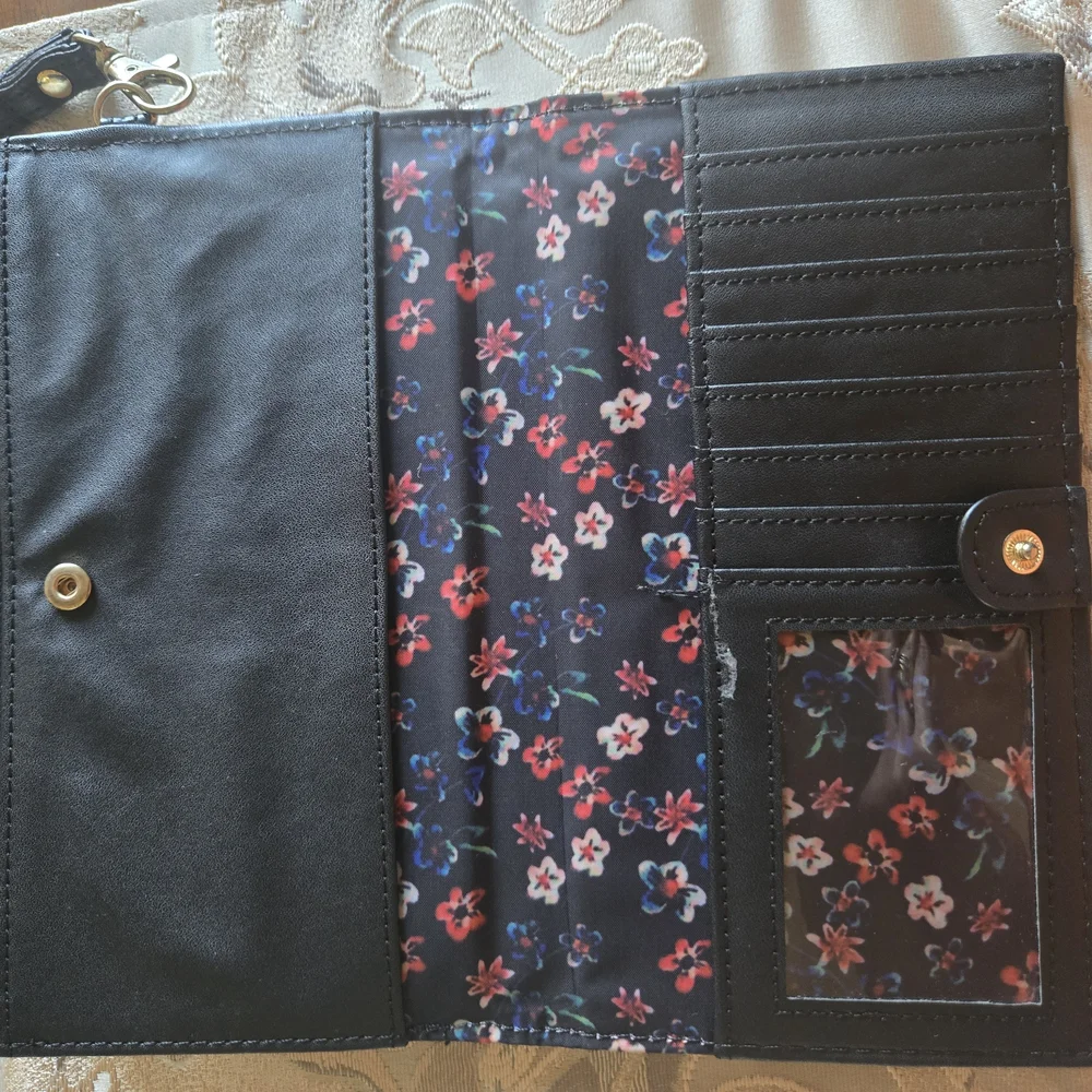 Nanette Lepore Black Clutch Wristlet